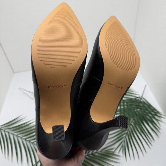 Lisa Vicky Arthaul-V Boots Womens Size 9 Nappa Leather Pointed Toe Quiet luxury - Picture 8 of 11